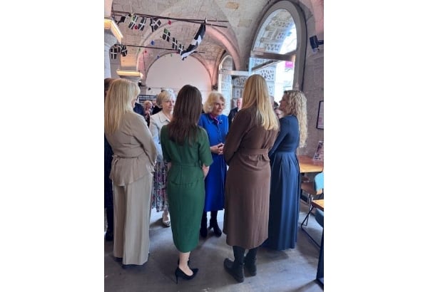 The Queen meeting representatives from Cornwall MAN during a visit to St Austell (Picture: Cornwall Council)