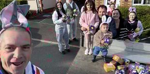 Bunny battalion bring Easter joy