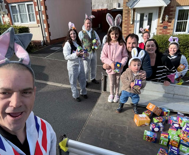 Bunny battalion bring Easter joy