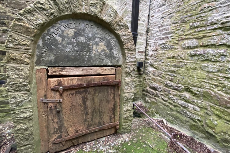 The holy well of St Gennys which is tucked away behind the parish church. (Picture: Andrew Townsend)