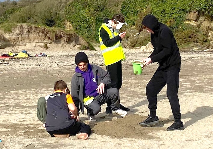 Pupils from the school took part in activities laid on by the charity.