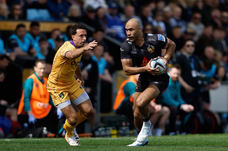 Exeter Chiefs full-back Olly Woodburn in Gallagher Premiership action against Northampton Saints at Sandy Park (Picture: Exeter Chiefs)