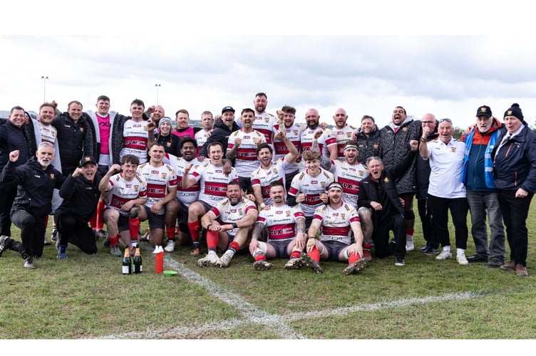 Camborne promotion league winners.