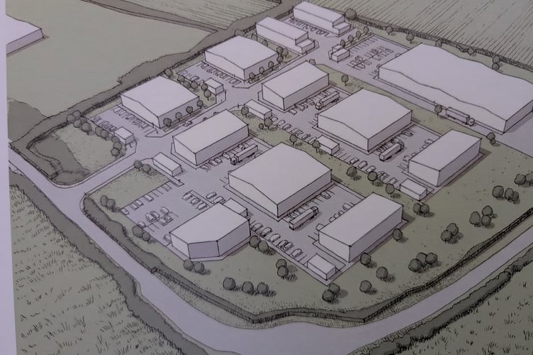 An illustration from the consultation of what the Holsworthy Agri Business Centre could look like. (Picture: Holsworthy Post)