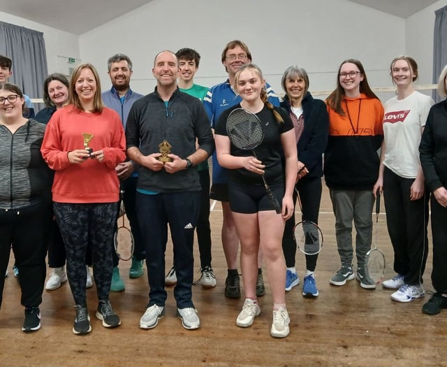 Lawhitton Badminton Club end season with tournament