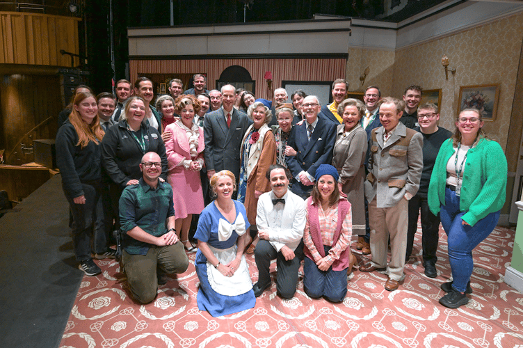 HRH Prince Edward, Duke of Edinburgh, attends the Hall for Cornwall for a performance of Fawlty Towers (Picture: Hugh Hastings)