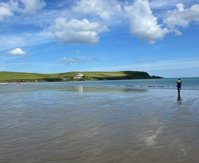 Search for missing man off Polzeath Beach