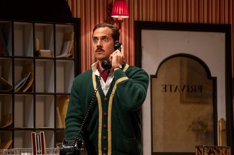 Danny Bayne’s version of Basil is a striking mirror image of John Cleese’s interpretation (Picture: Hugo Glendinning)