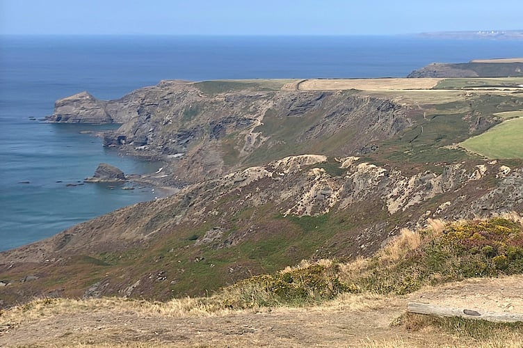 The views from High Cliff in North Cornwall are amazing on a clear day. (Picture: Andrew Townsend)