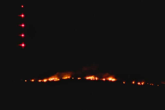 Firefighters called to tackle a gorse blaze in Minions