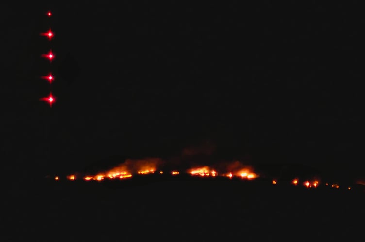 Crews from Callington and Liskeard were called to the incident in the early hours of Friday morning