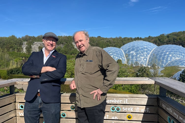 Eden Project co-founder Sir Tim Smit and CEO Andy Jasper