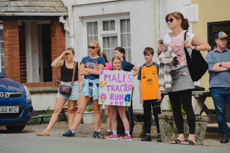 Crowds playing their part as the convoys go past (Picture: Natalie Bailey Photography)