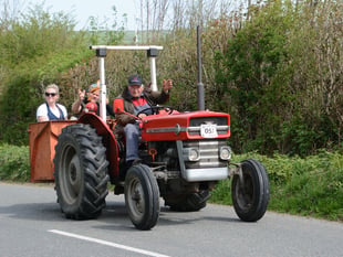 Mali Dubois tractor run raises thousands of pounds
