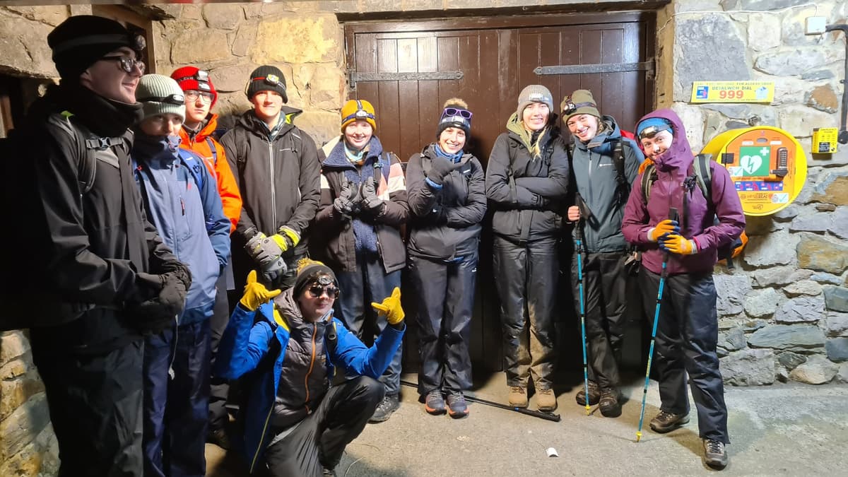 Launceston students conquer gruelling Welsh Three Peaks Challenge ...