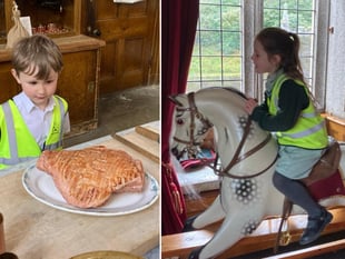 Pupils travel back in time with Lanhydrock visit
