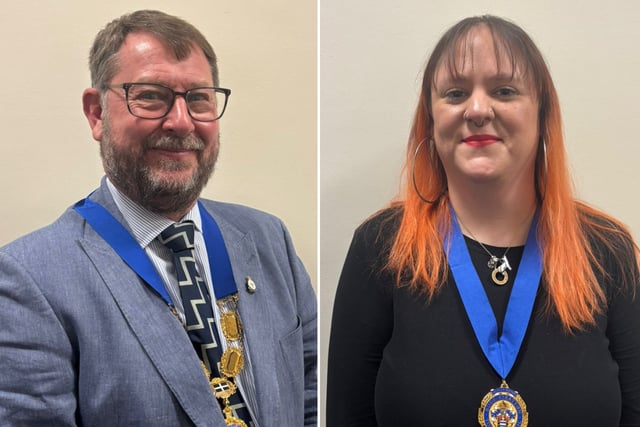 Council welcome new mayor and deputy following election