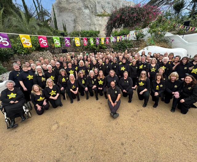 Cornish singers unite with brass band for spectacular show