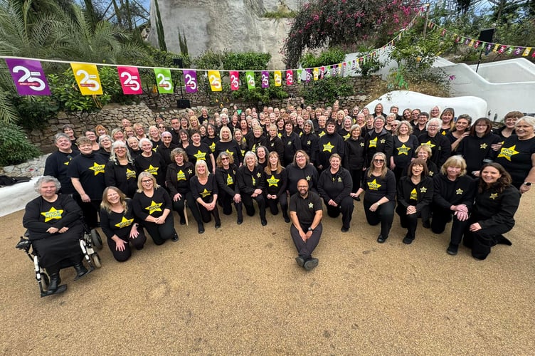 Rock Choir Cornwall, led by award-winning musical director Marcus Alleyne, is teaming up with St Pinnock Brass Band for Rock VS Brass on Saturday, May 30
