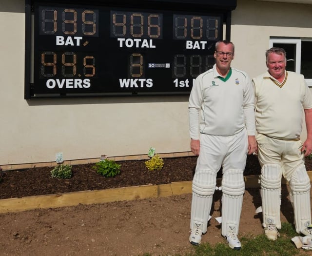 Pooley and Cole hit rapid centuries as Cornwall Over 50s Thirds win