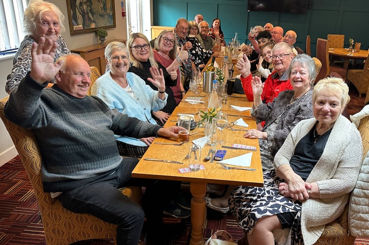 The lunch was held in Cornwall by the Foresters Friendly Society.