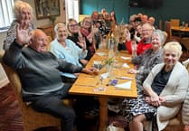Special lunch held at pub in Cornwall raises money for hospice charity