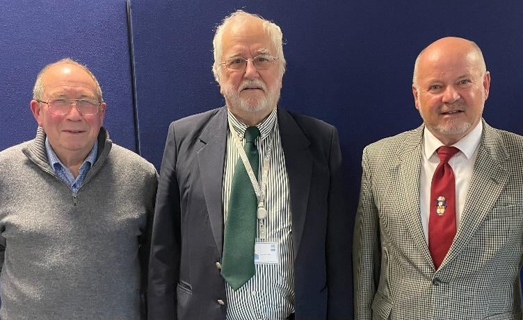 Pictured left to right: Councillor Ken James - leader of the Council, Councillor Doug Smith - vice chair of the council, Councillor Doug Bushby - chair of the council. (Picture: Torridge District Council)