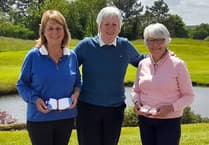 Sue enjoys team victory at St Mellion despite trolley mishap