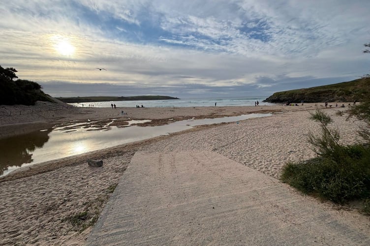 Harlyn Beach where the incident report concerned (Picture: HM Coastguard Padstow)