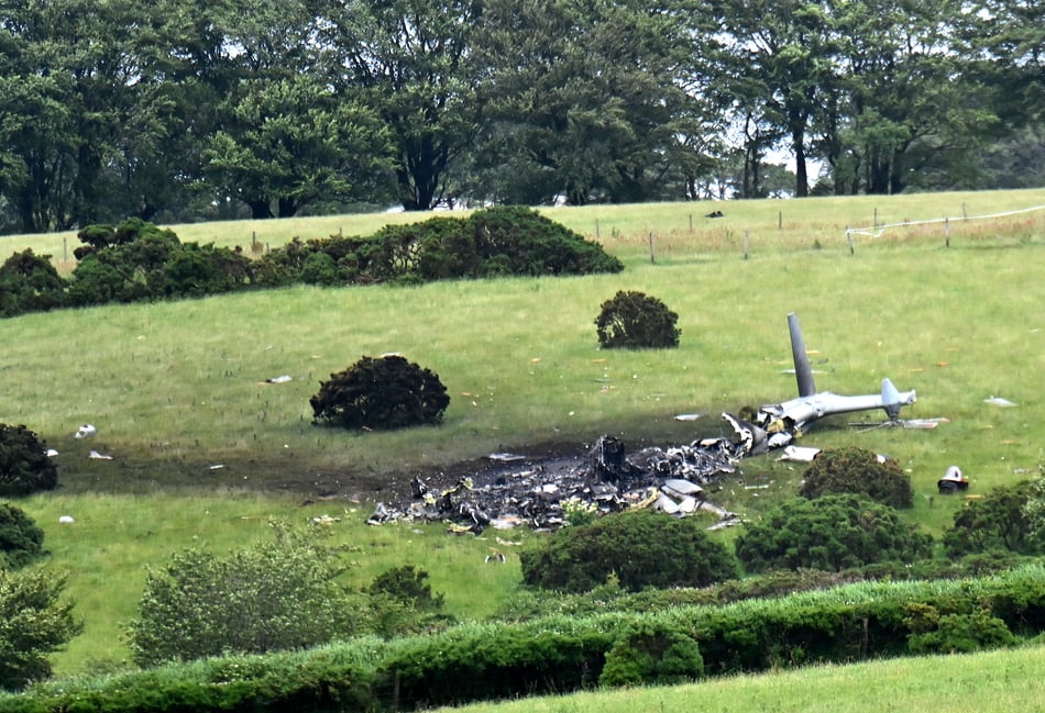 Three dead following Sourton Down helicopter crash