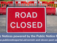 Public Notices: The latest road closures confirmed by Cornwall Council