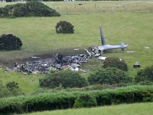 Three dead following Sourton Down helicopter crash