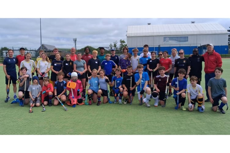 Bude Hockey Club Holcombe visit.