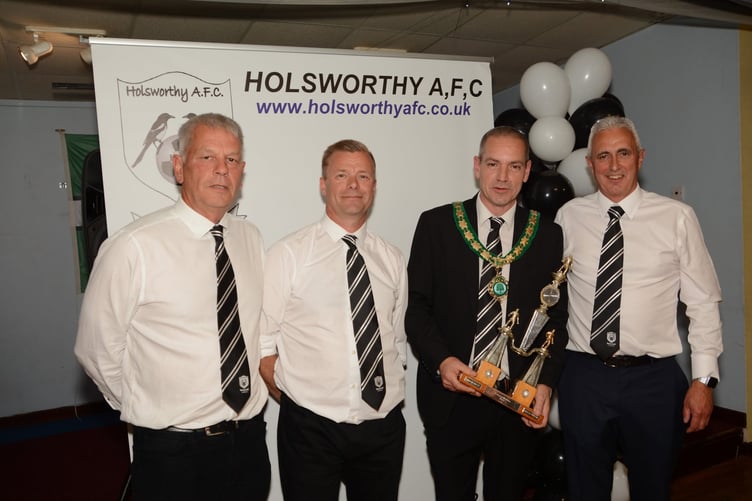 Cllr Jon Hutchings, mayor of Holsworthy at the club awards evening (Picture: Cllr Jon Hutchings)