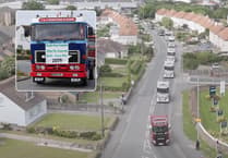 South West Truckers bring smiles to Bude with memorable convoy