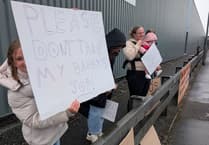 Families take to the street to protest Launceston DS Smith closure