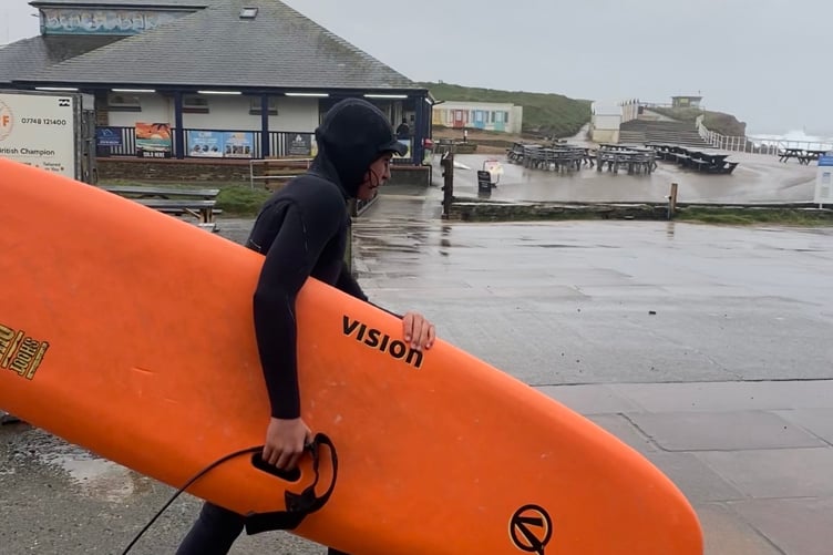 Isaac Friend Bude Surfer