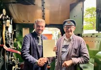 Will becomes qualified steam train driver at age of just 21