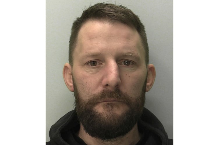Ricky Bending, 40, from Okehampton, is wanted by Devon and Cornwall Police