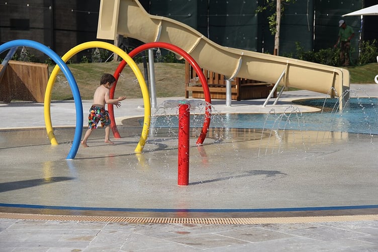 Splash Pad Stock Image