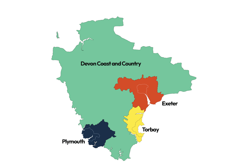 How local government will look in Devon after the merger in 2028 (Picture: Torridge District Council)