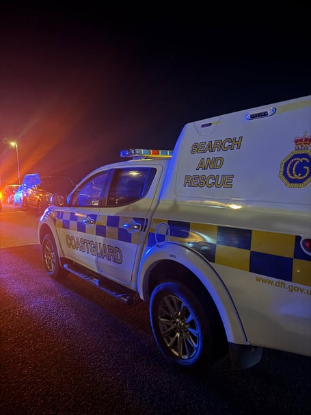 Coastguard at the scene (Picture: HM Coastguard Padstow)