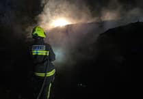 Fire heroes spend night preventing agricultural fire spreading