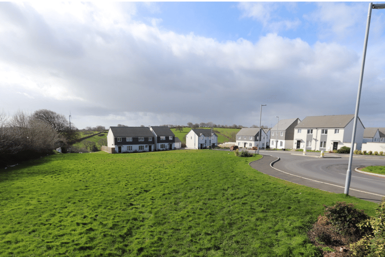 The land at Hay Common which could become additional houses (Picture: Cornwall Council)