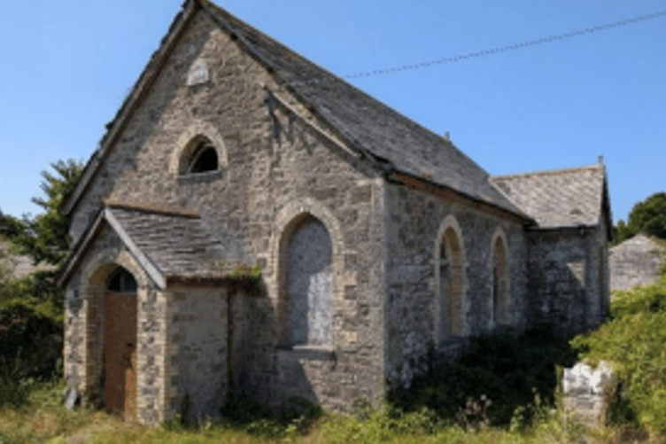 The derelict former chapel in St Kew Highway (Picture: Cornwall Council)