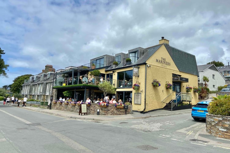 You can sit out and watch the world go at Rock in Cornwall. (Picture: Andrew Townsend)