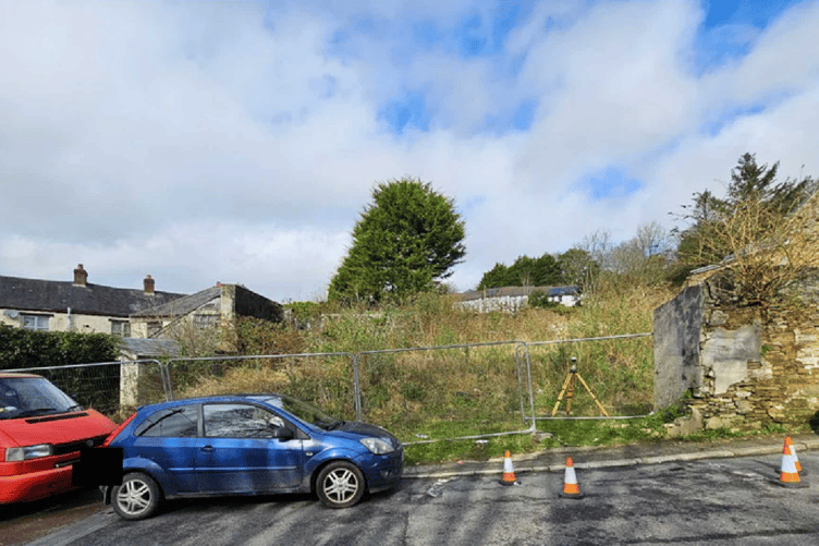 The site on Pool Street in Bodmin which could become the new properties (Picture: Cornwall Council)