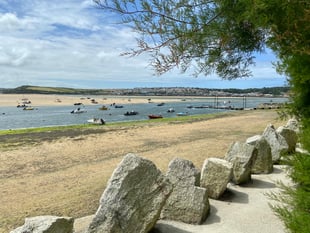 Village where wealthy and well-connected holiday
