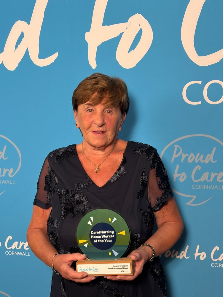 Angie Sheppard was awarded the 'Carer of the Year' prize (Picture: Pendruccombe House))