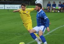 Skipper scores from own half during battling draw against St Mawgan